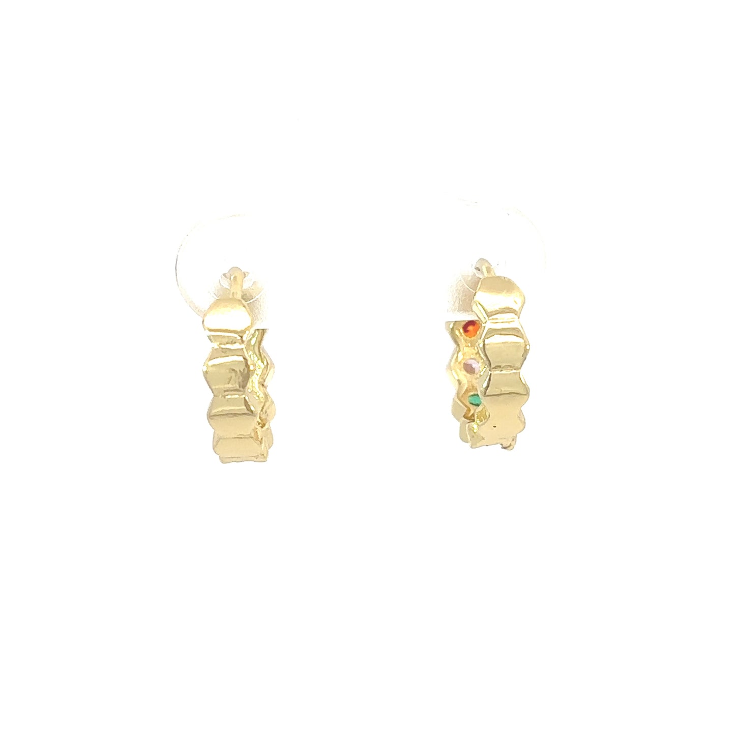 Gemstone Huggies