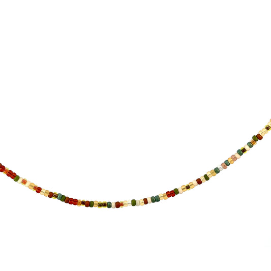 Spruce Beaded Necklace