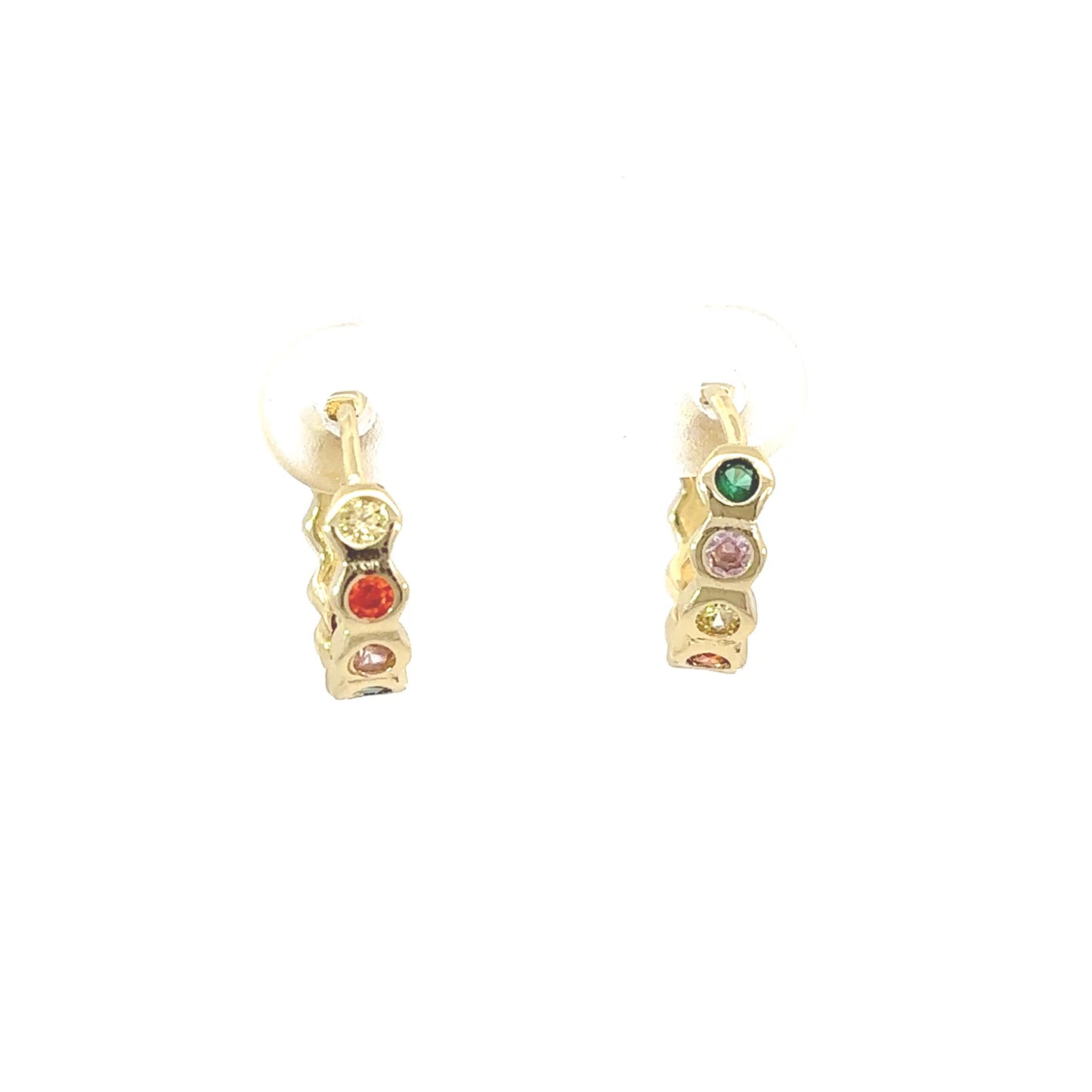 Gemstone Huggies
