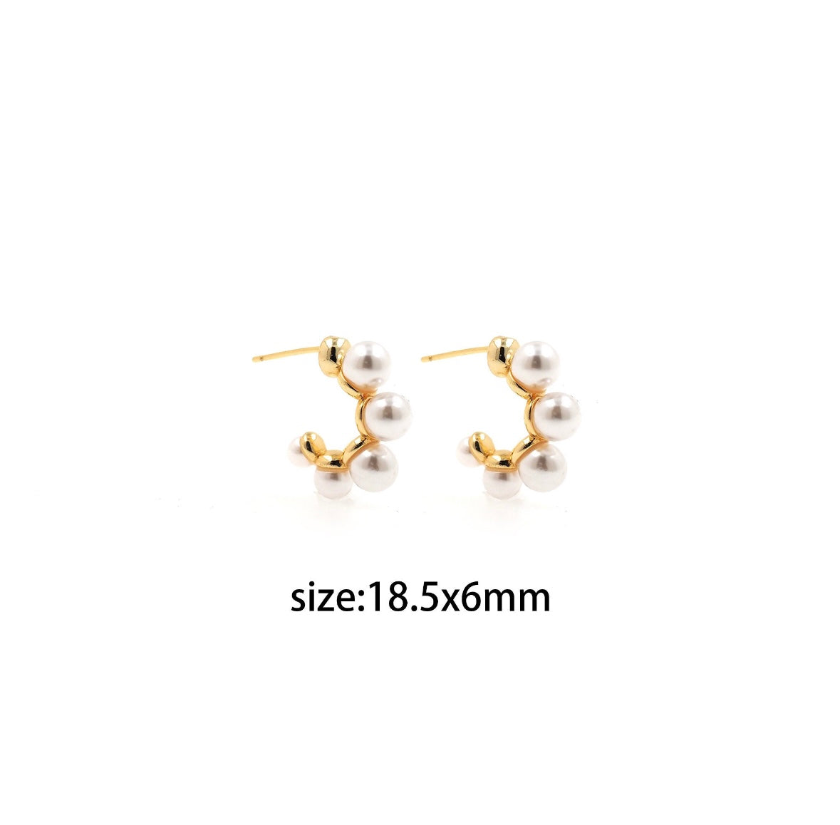 Open Pearl Hoop