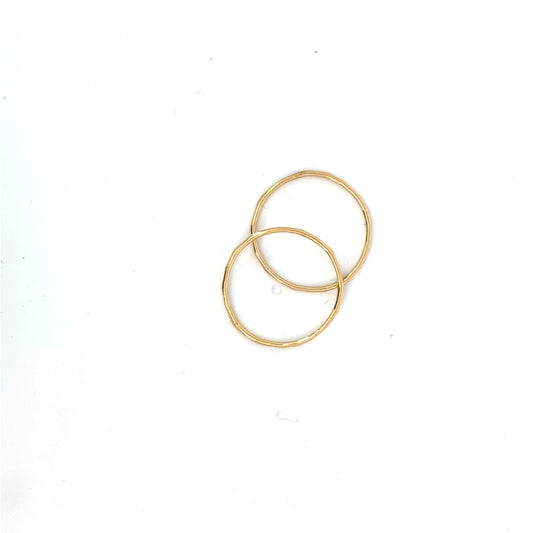 Hammered Stacking Ring