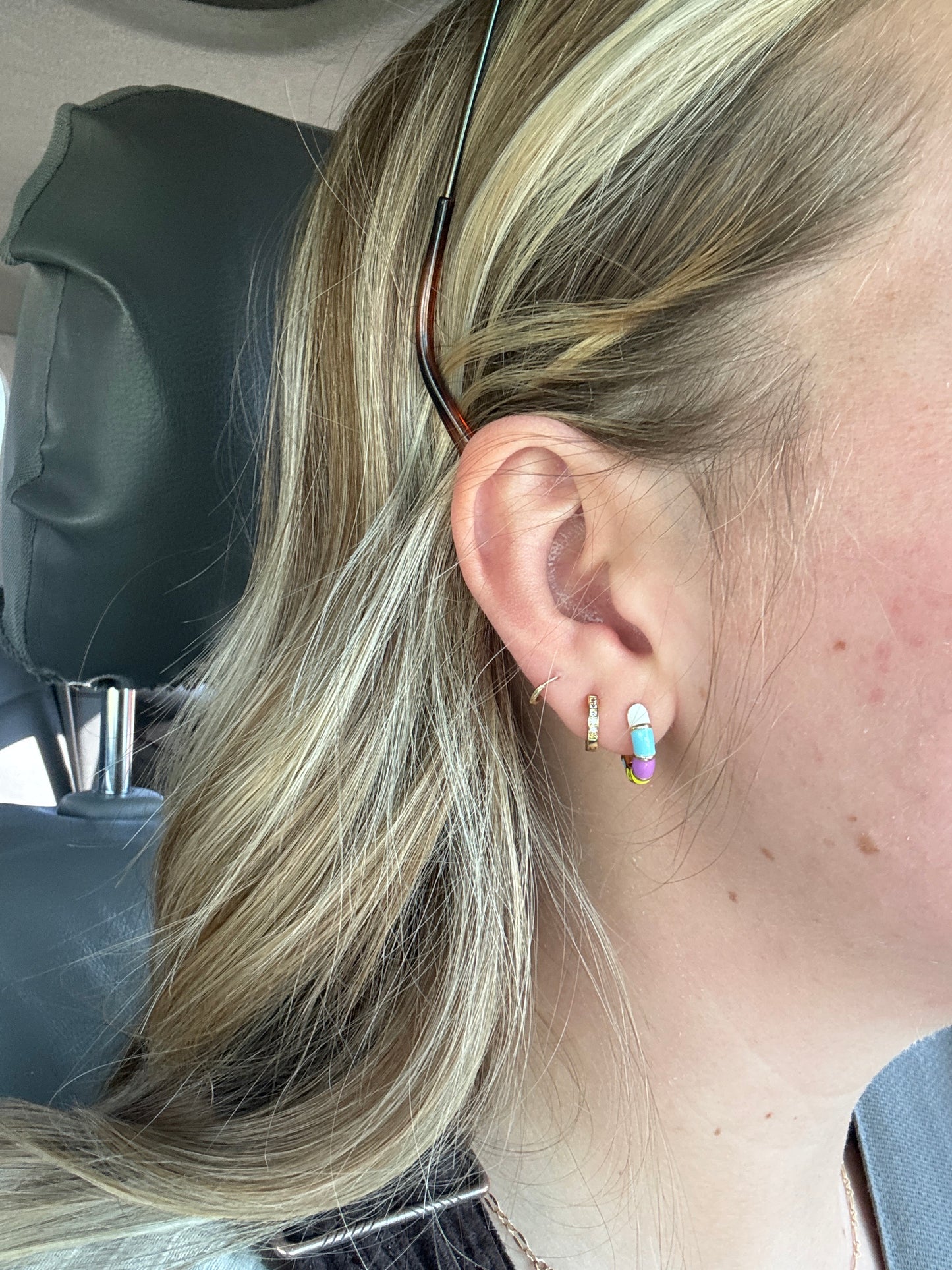 Tiny Shimmer Hoop