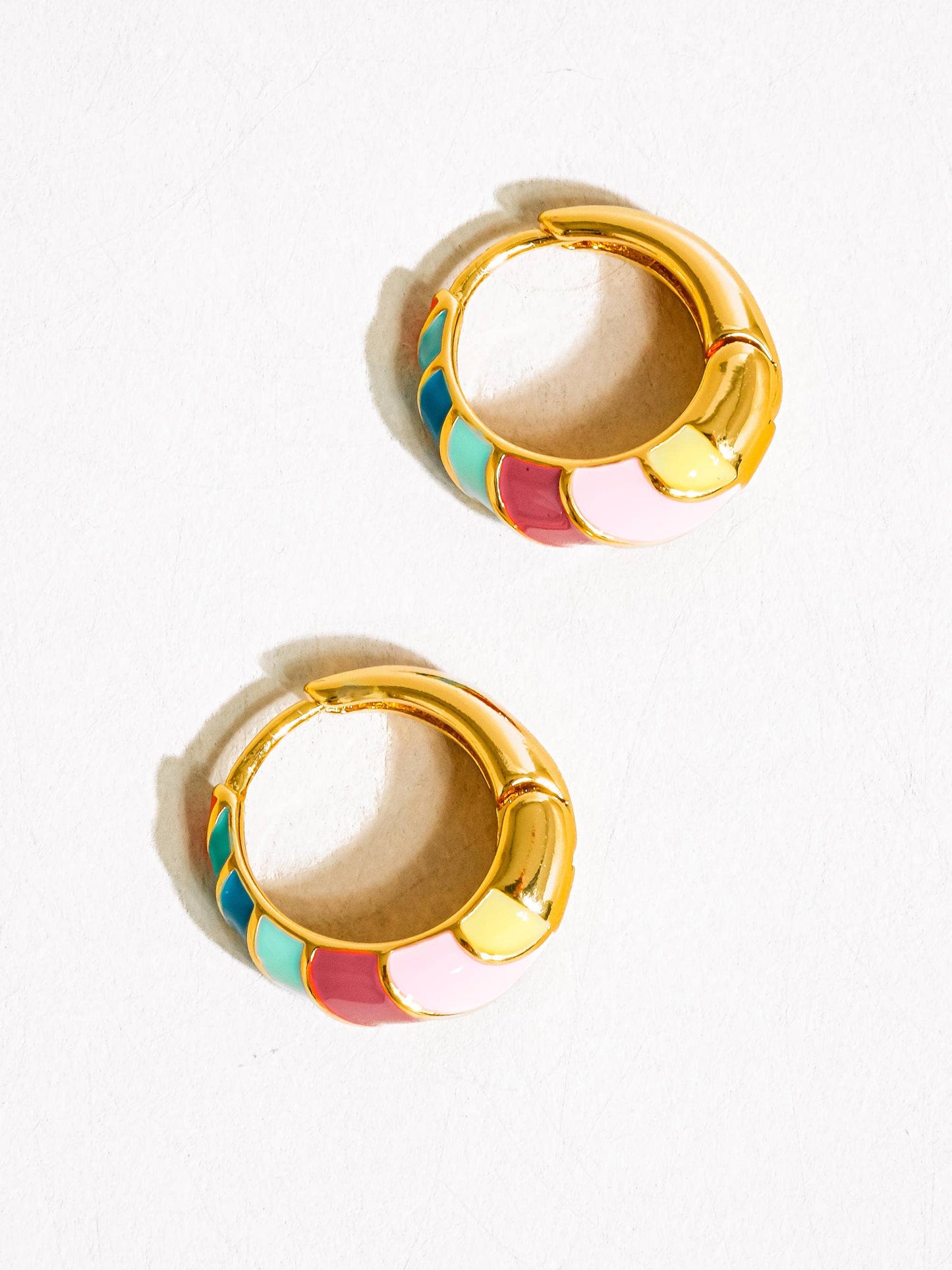 Colorful Spring Hoops