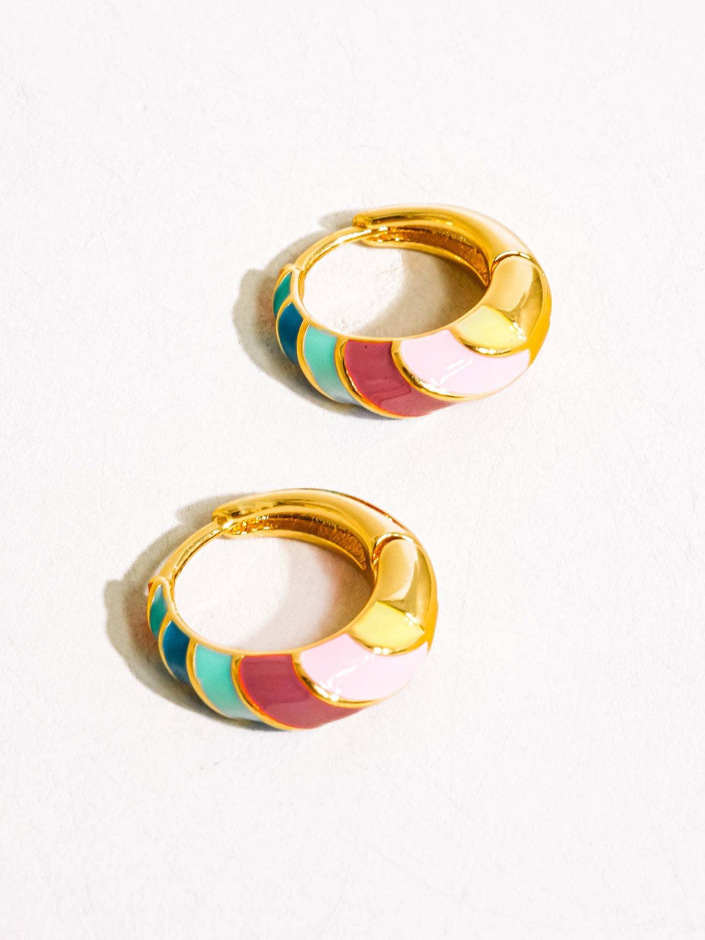Colorful Spring Hoops