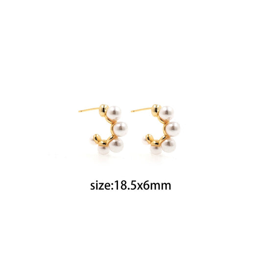 Open Pearl Hoop