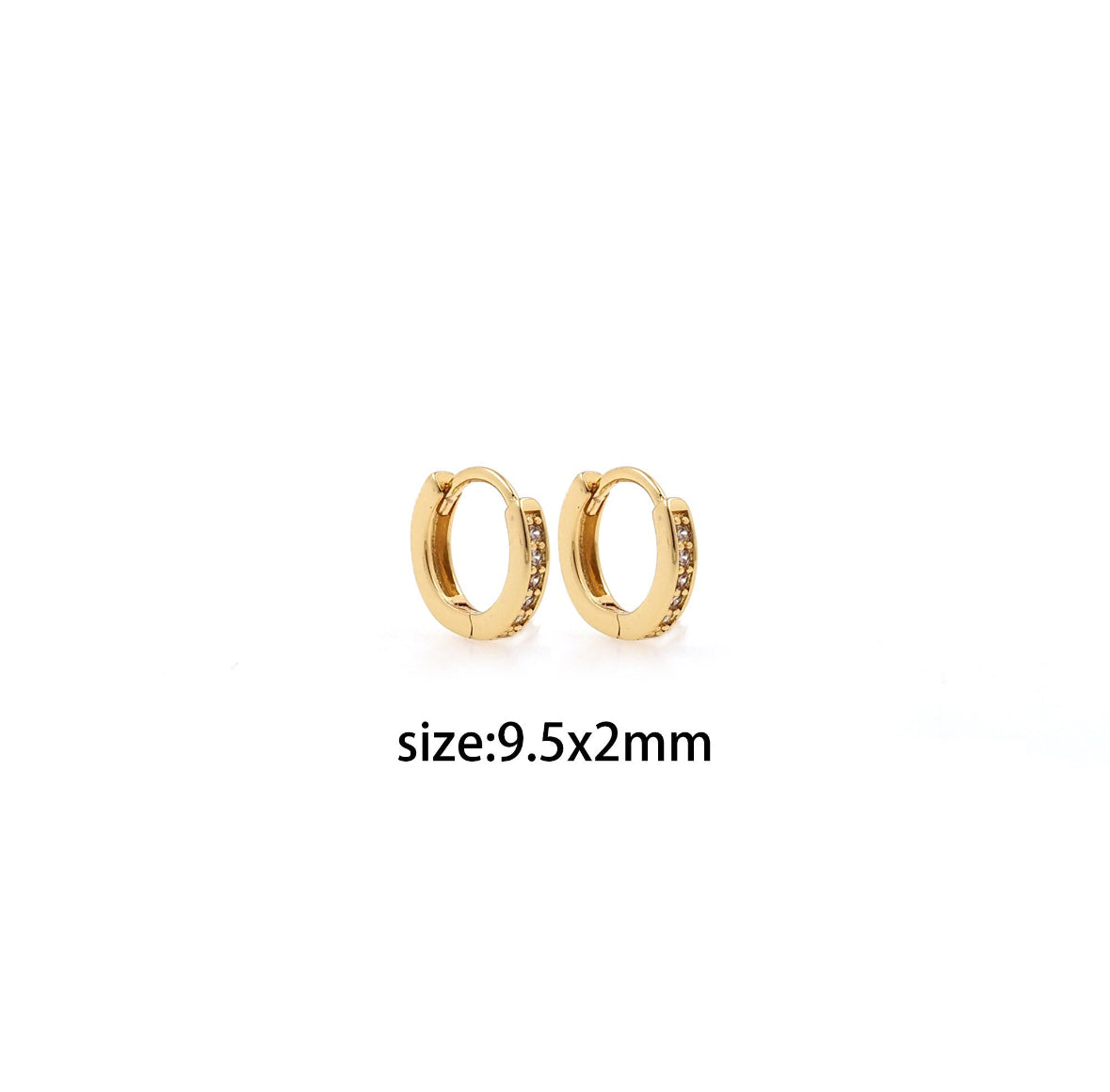 Tiny Shimmer Hoop