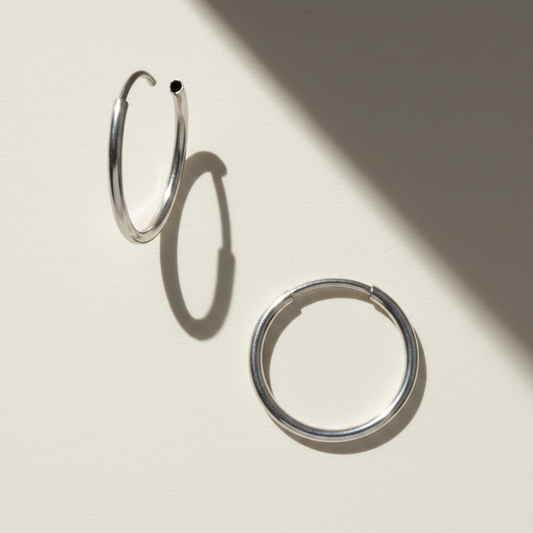 Endless Hoop Silver
