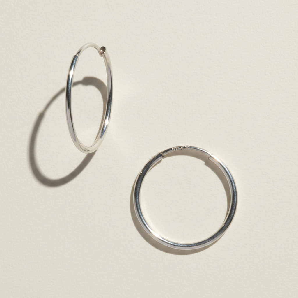 Endless Hoop Silver