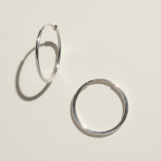 Endless Hoop Silver