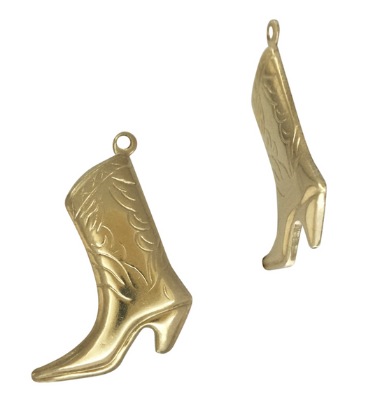Let's Go Girls Boot Charm